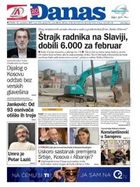 Danas - broj 7288, 12. sep 2017.