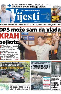 Vijesti - broj 6489, 18. apr 2016.