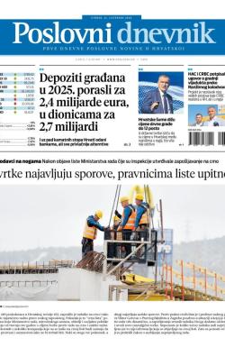Poslovni Dnevnik - broj 5450, 21. okt 2025.