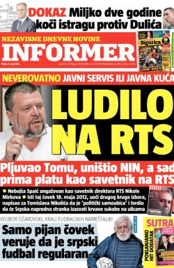 Informer - broj 611, 9. maj 2014.