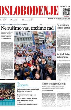 Oslobođenje - broj 28149, 23. feb 2026.