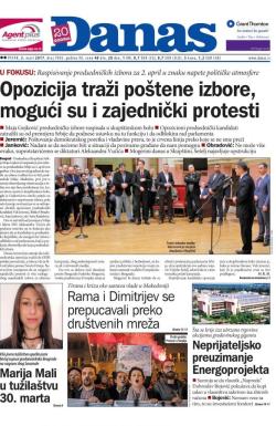 Danas - broj 7095, 3. mar 2017.