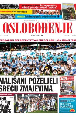 Oslobođenje - broj 24.236, 25. maj 2014.