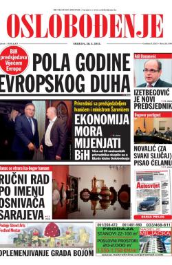 Oslobođenje - broj 24.596, 20. maj 2015.