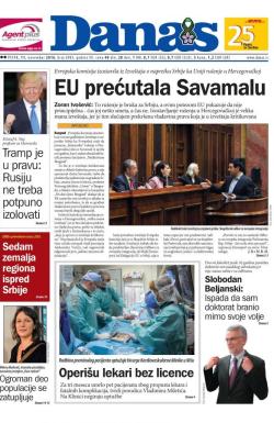 Danas - broj 6983, 11. nov 2016.
