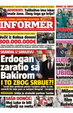 Informer - broj 1847, 22. maj 2018.