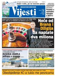 Vijesti - broj 6238, 8. avg 2015.