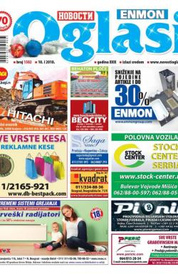 Novosti oglasi - broj 1502, 10. jan 2018.