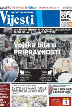 Vijesti - broj 6317, 26. okt 2015.