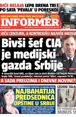 Informer - broj 841, 6. feb 2015.