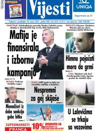 Vijesti - broj 5679, 20. jan 2014.