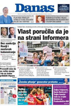 Danas - broj 9116, 3. okt 2022.