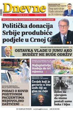 Dnevne novine - broj 3187, 28. dec 2021.