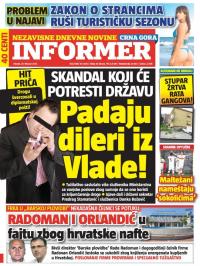Informer CG - broj 1189, 29. mar 2016.