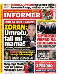 Informer - broj 1665, 13. okt 2017.