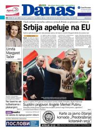 Danas - broj 5671, 9. apr 2013.