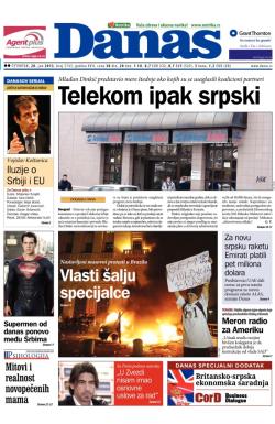Danas - broj 5743, 20. jun 2013.