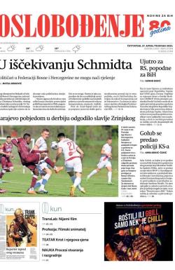 Oslobođenje - broj 27284, 27. apr 2023.