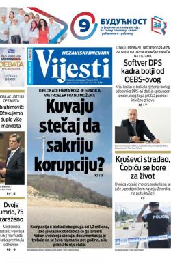 Vijesti - broj 8031, 17. avg 2020.