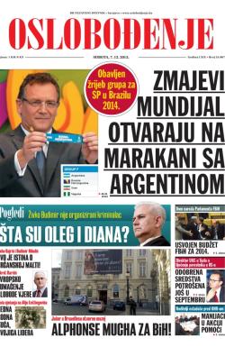 Oslobođenje - broj 24.067, 7. dec 2013.