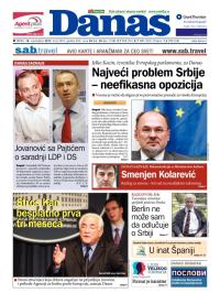 Danas - broj 5833, 18. sep 2013.