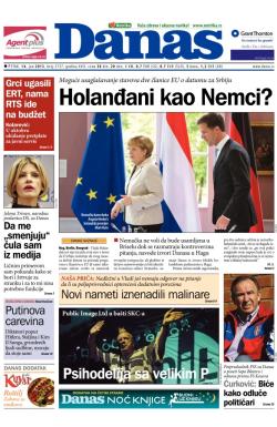 Danas - broj 5737, 14. jun 2013.