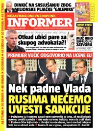 Informer - broj 702, 23. avg 2014.