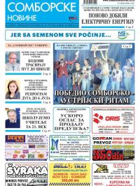 Somborske novine - broj 3235, 24. jun 2016.