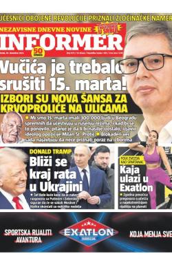 Informer - broj 4173, 30. dec 2025.