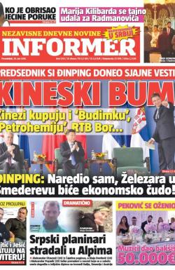 Informer - broj 1259, 20. jun 2016.