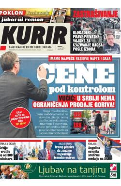 Kurir - broj 4328, 21. mar 2026.