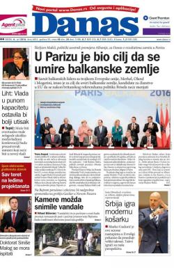 Danas - broj 6855, 6. jul 2016.