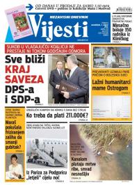 Vijesti - broj 6233, 3. avg 2015.