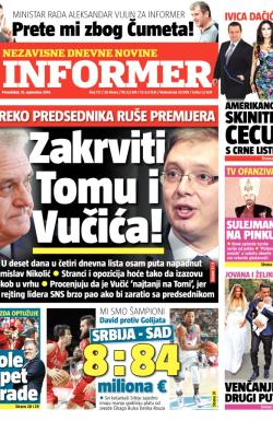 Informer - broj 721, 15. sep 2014.