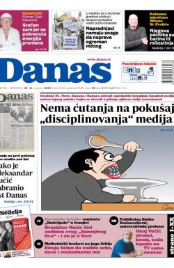 Danas - broj 10004, 30. avg 2025.