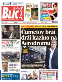 Blic - broj 6386, 21. nov 2014.