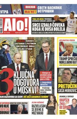 Alo - broj 6157, 11. maj 2025.