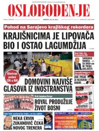 Oslobođenje - broj 24.386, 22. okt 2014.