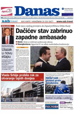 Danas - broj 5902, 26. nov 2013.