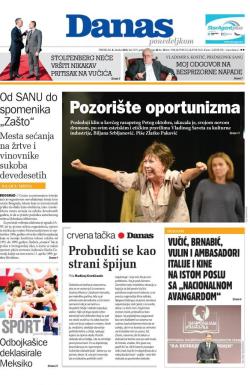 Danas - broj 7679, 8. okt 2018.
