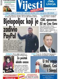 Vijesti - broj 5646, 15. dec 2013.