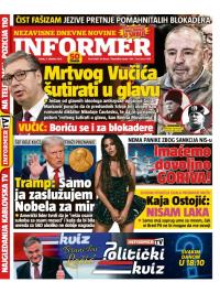 Informer - broj 4099, 3. okt 2025.