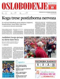 Oslobođenje - broj 25828, 22. okt 2018.