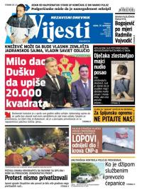 Vijesti - broj 6291, 30. sep 2015.