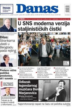 Danas - broj 8631, 17. maj 2021.
