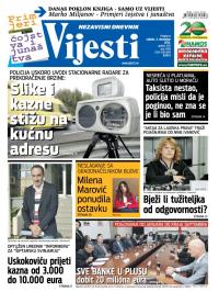 Vijesti - broj 5995, 3. dec 2014.