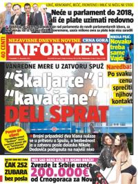 Informer CG - broj 1409, 12. dec 2016.