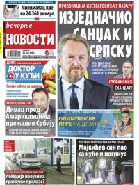 Večernje novosti - broj 1966, 30. jul 2016.