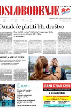 Oslobođenje - broj 27199, 16. jan 2023.