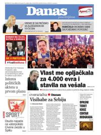 Danas - broj 7805, 11. feb 2019.